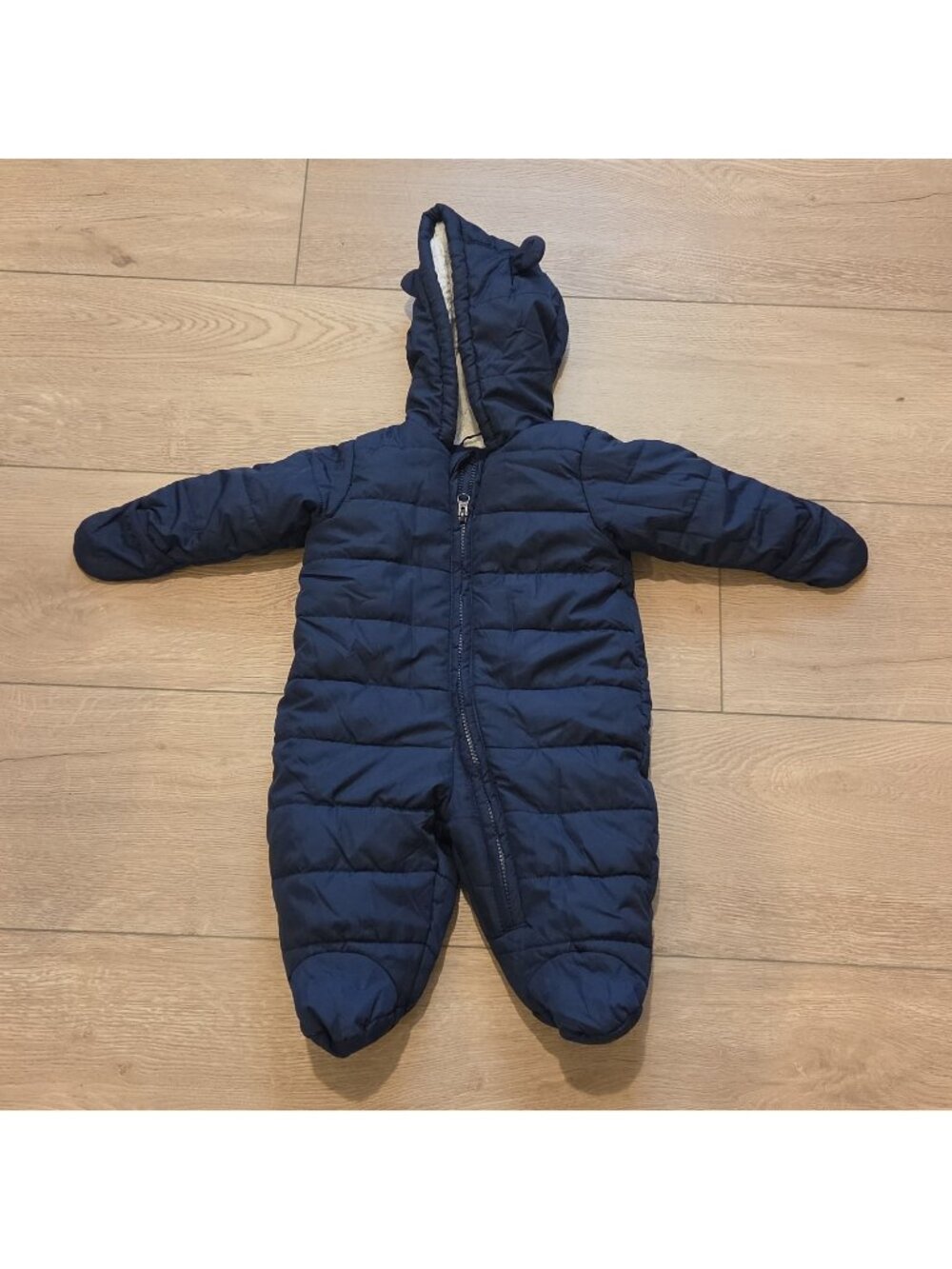 Children's Place Dark Blue One Piece Infant Snowsuit Boys 3-6M